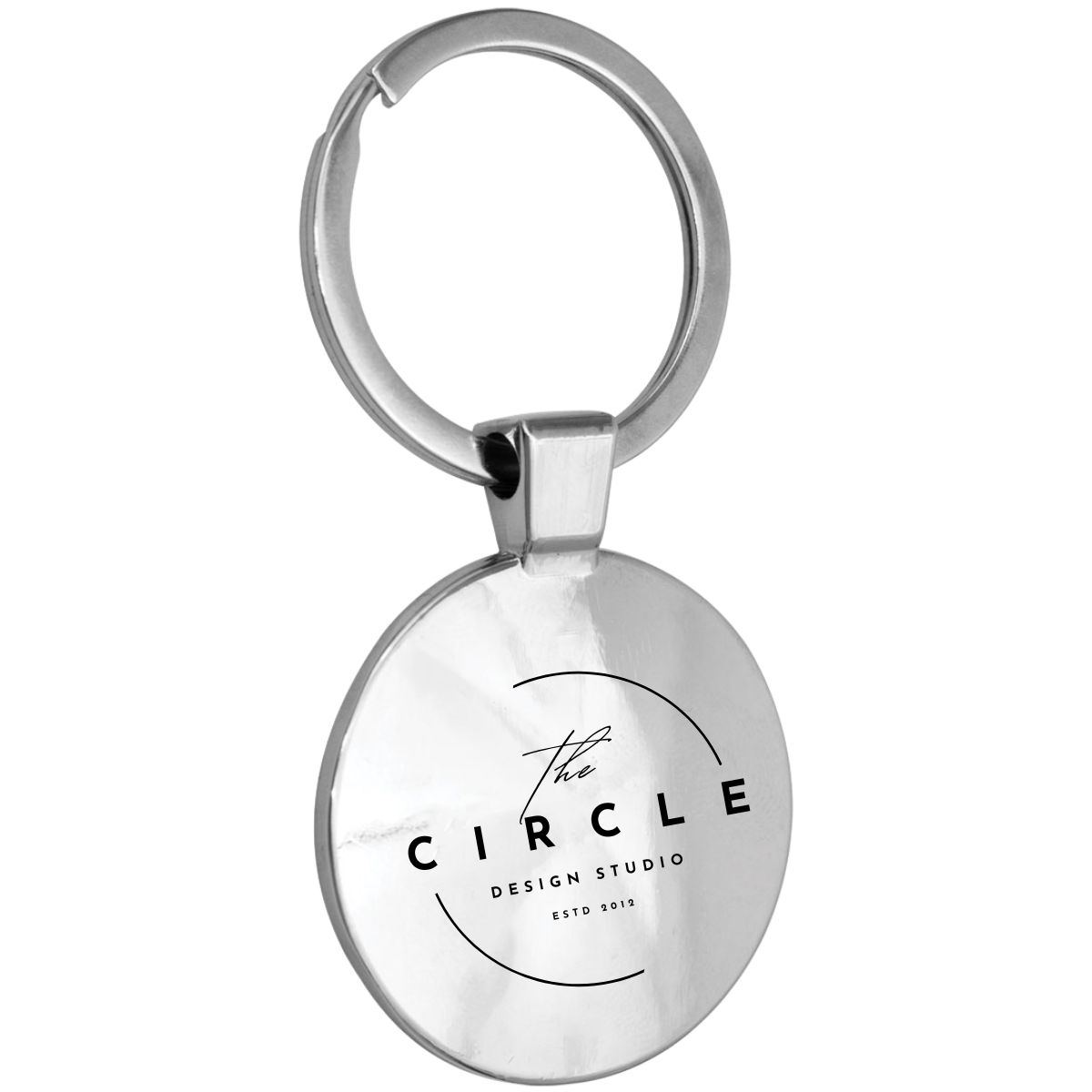 Biru Round Dome Keyring - 6