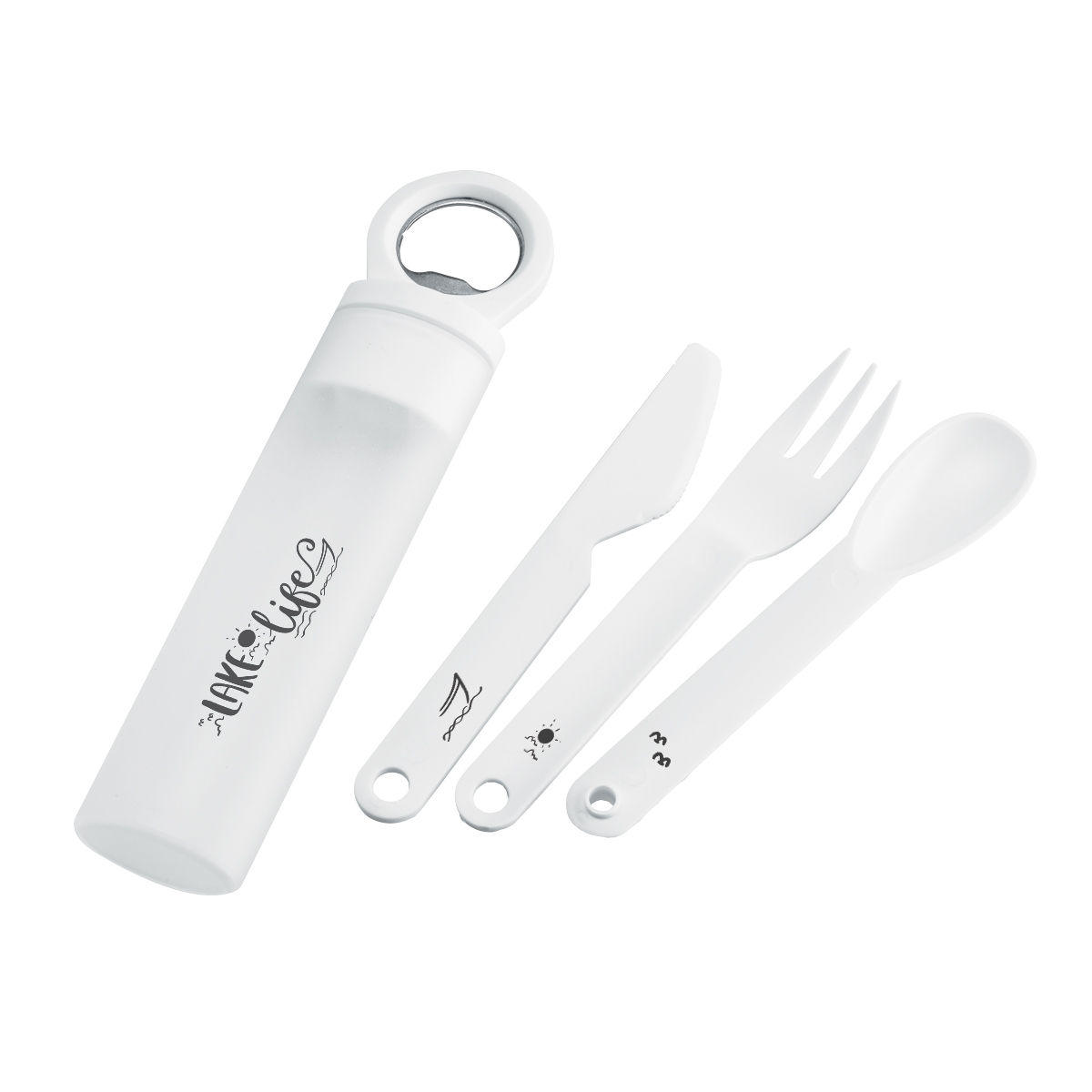 Fetzy Bottle Opener & Cutlery Set - 4