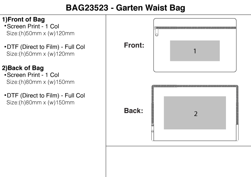 Garten Waist Bag view