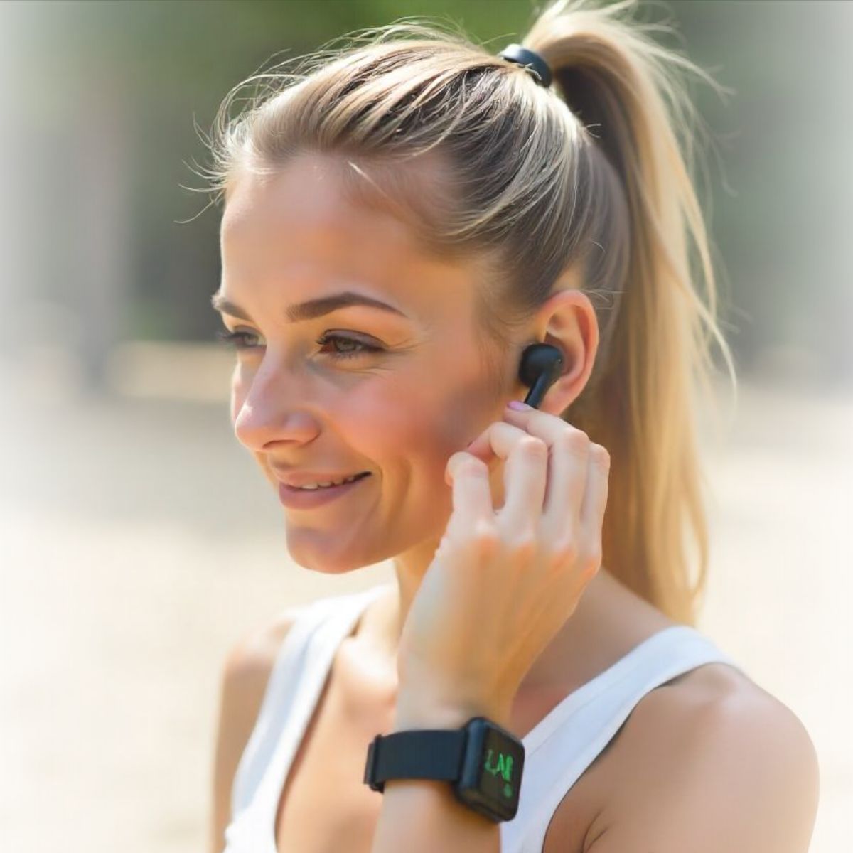 Bluetooth Earbuds with Phone Holder - 3