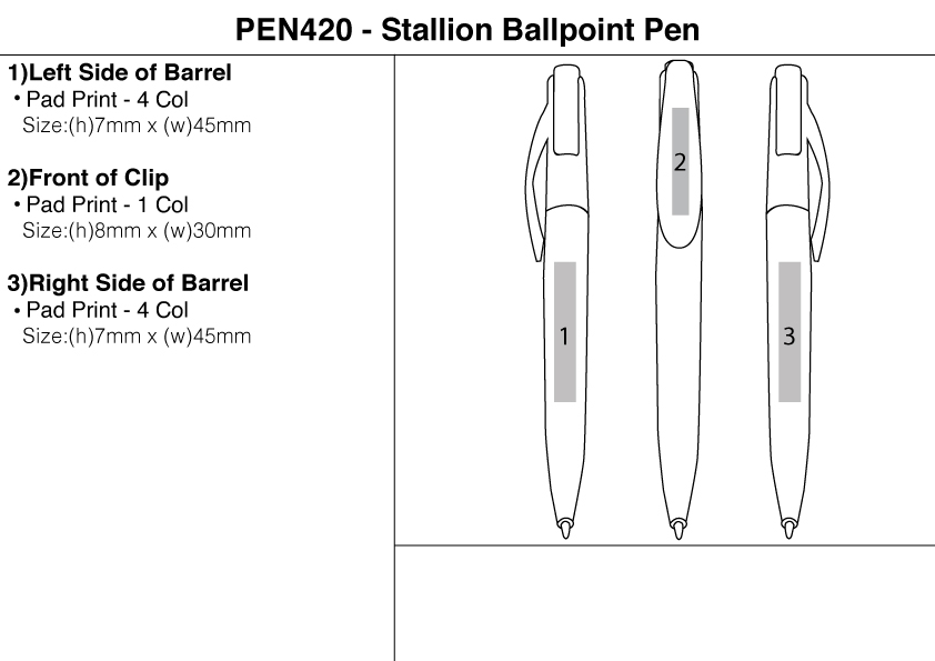 Stallion Ballpoint Pen view
