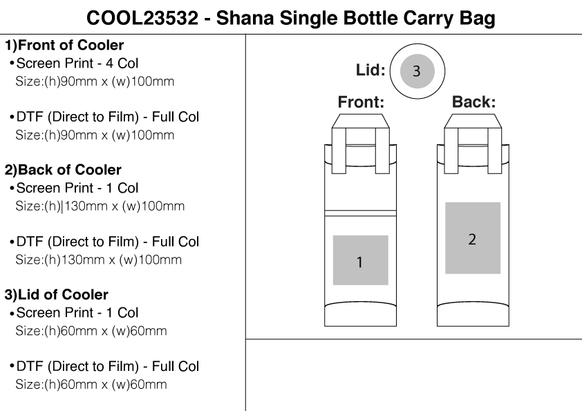 Shana Single Bottle Carry Bag view