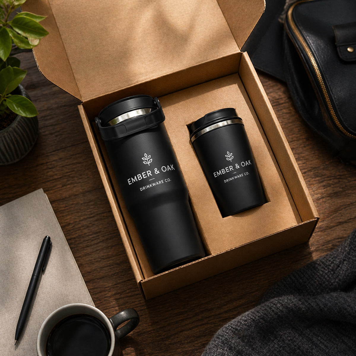 AquaFlow Drinkware Gift Set - 4