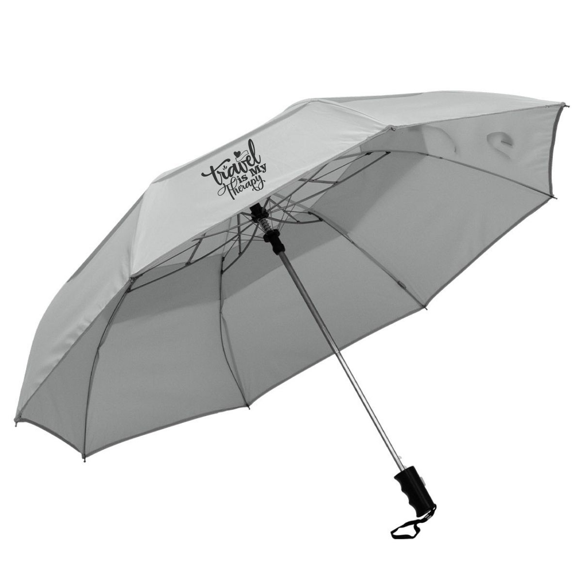 Reflective Piping Windproof Umbrella - 10