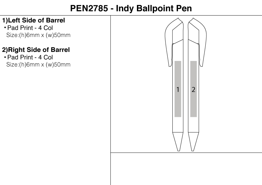 Indy Ballpoint Pen view