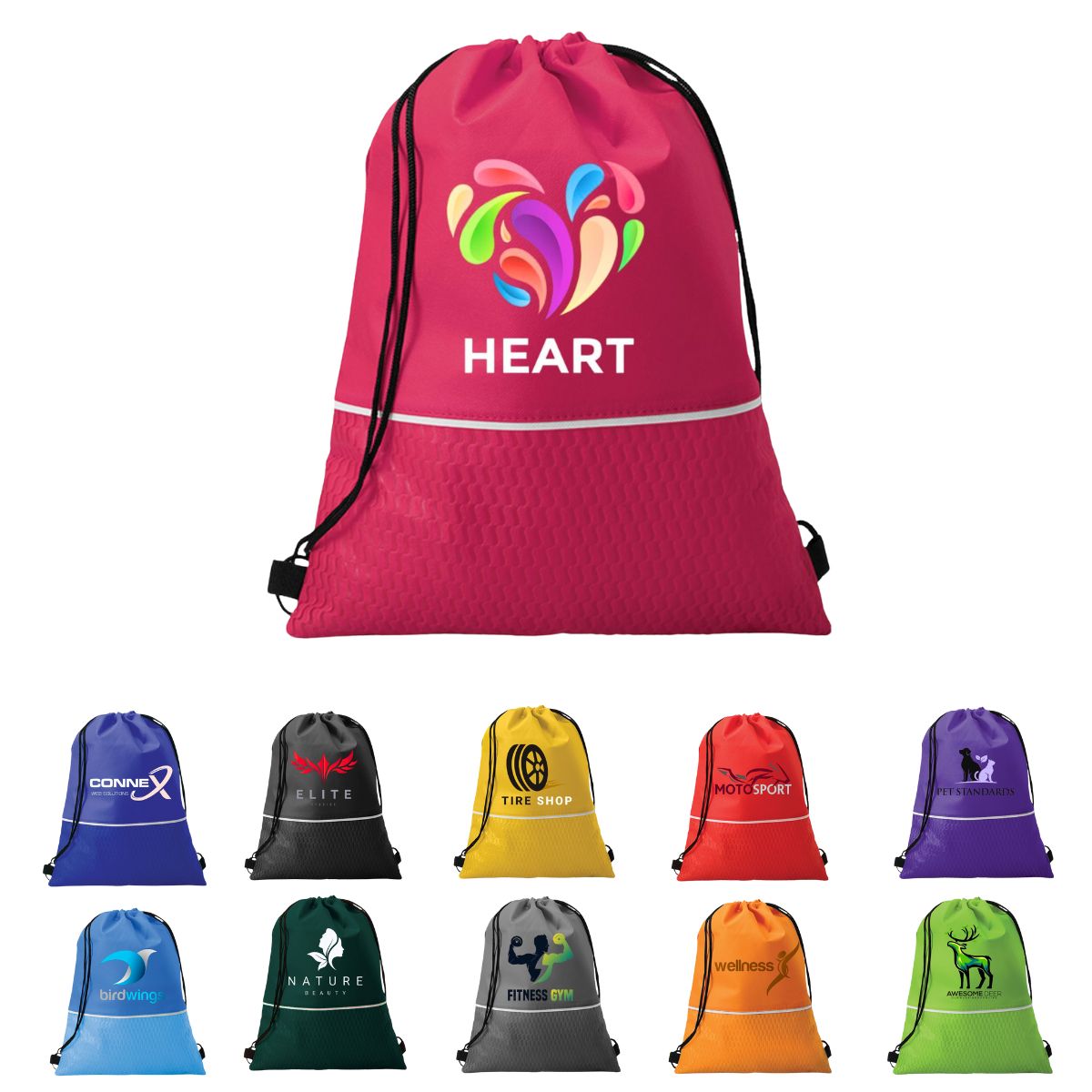 Ridge Drawstring Bag - 2