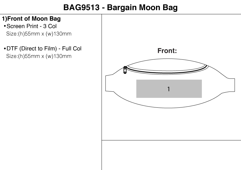 Bargain Moon Bag view