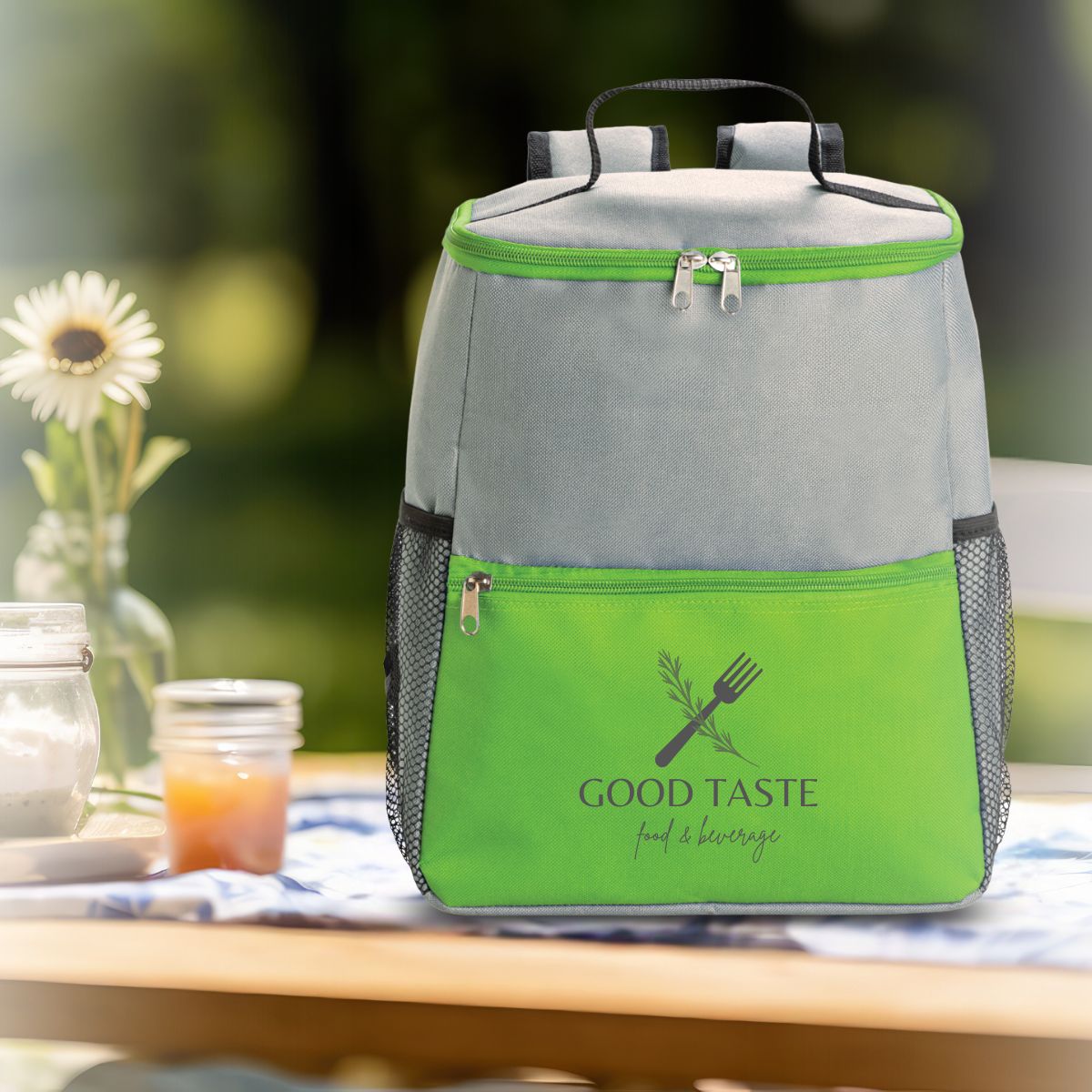 2 Tone Backpack Cooler Bag - 5