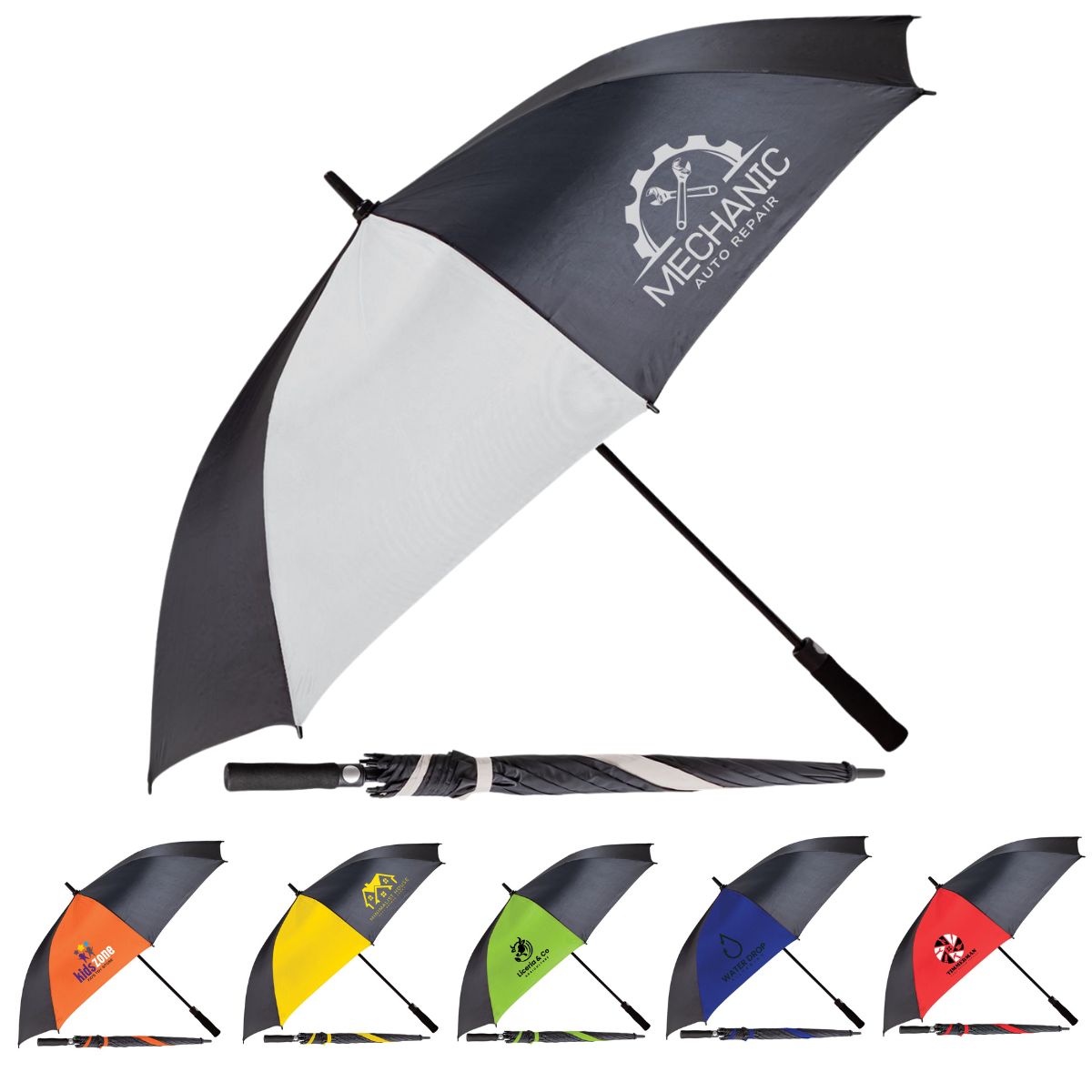 Classic Pop Up 2 Tone Umbrella - 3