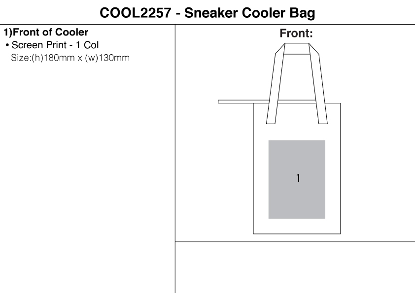 Sneaker Cooler Bag view