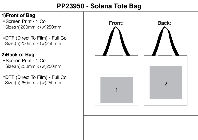 Solana Tote Bag view