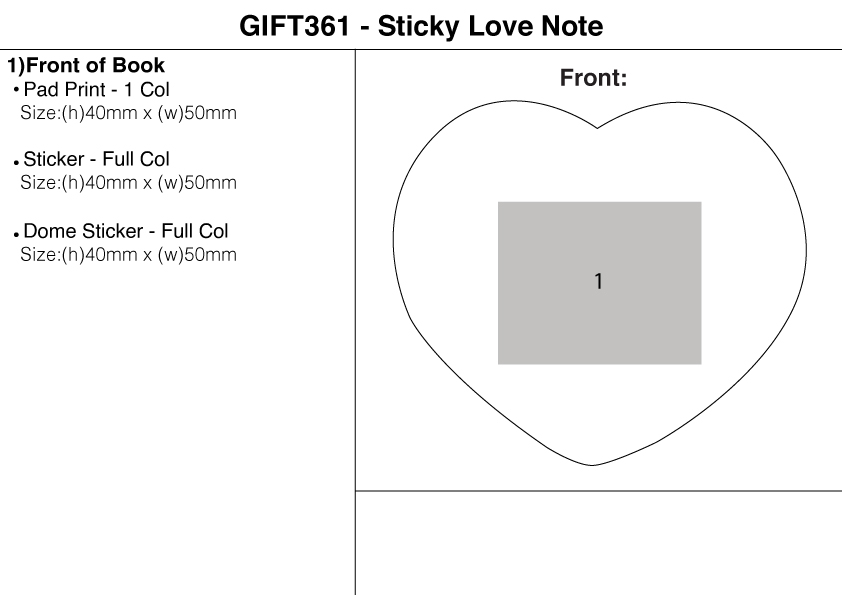 Sticky Love Note view