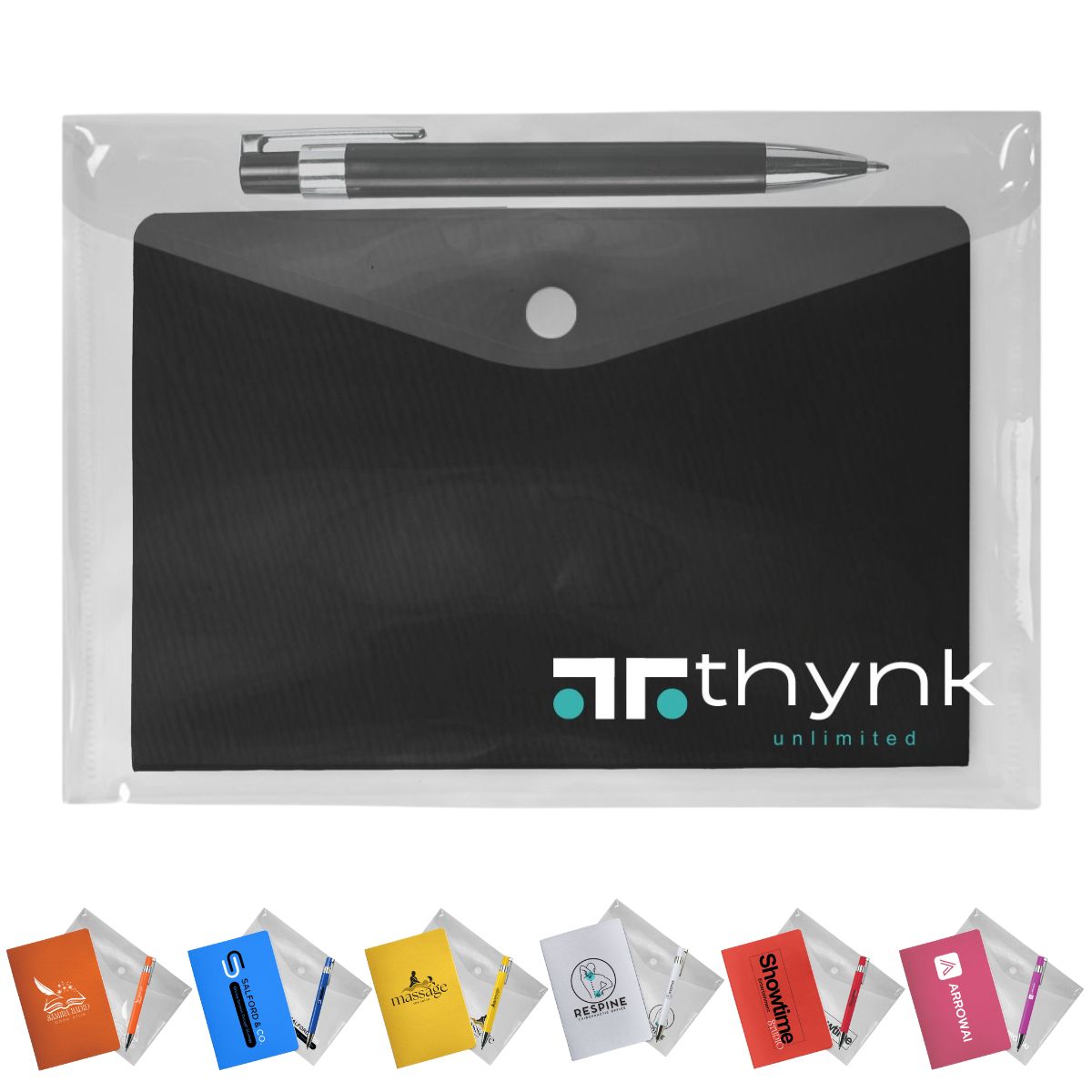 Scripted Style Notebook & Pen Set - 1