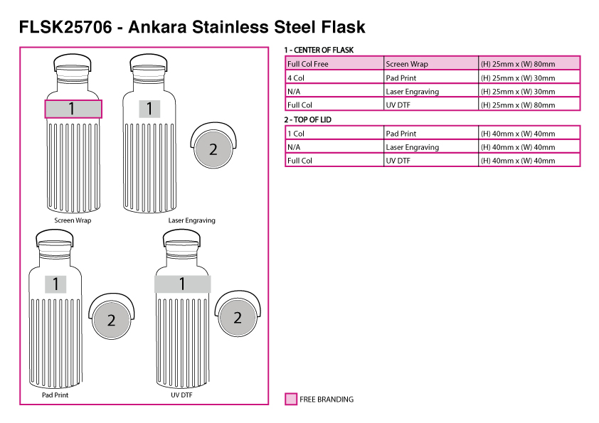 Ankara Stainless Steel Flask view