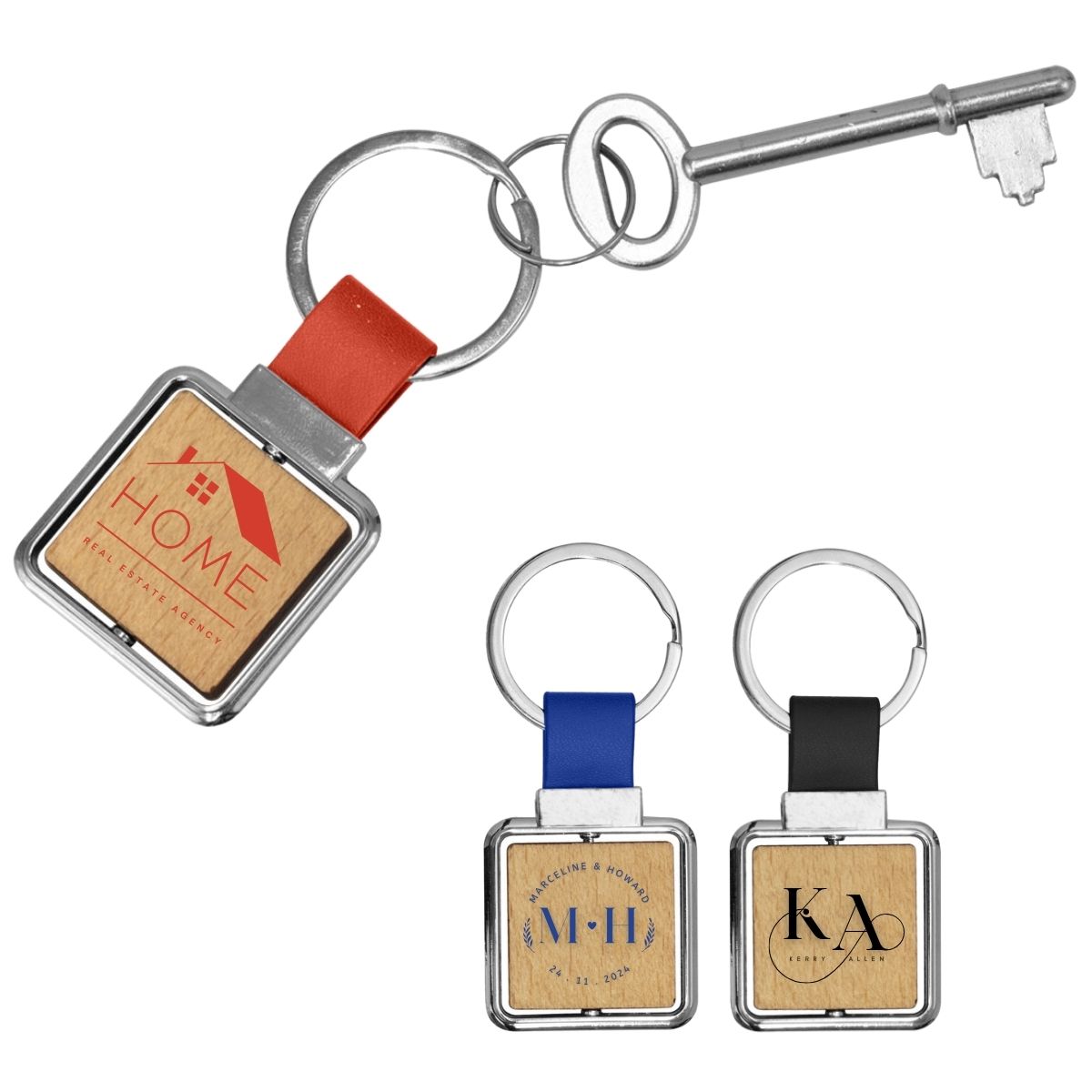 Gosto Metal & Wood Keyring - 3