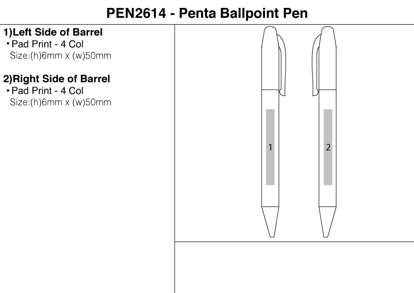Penta Ballpoint Pen view