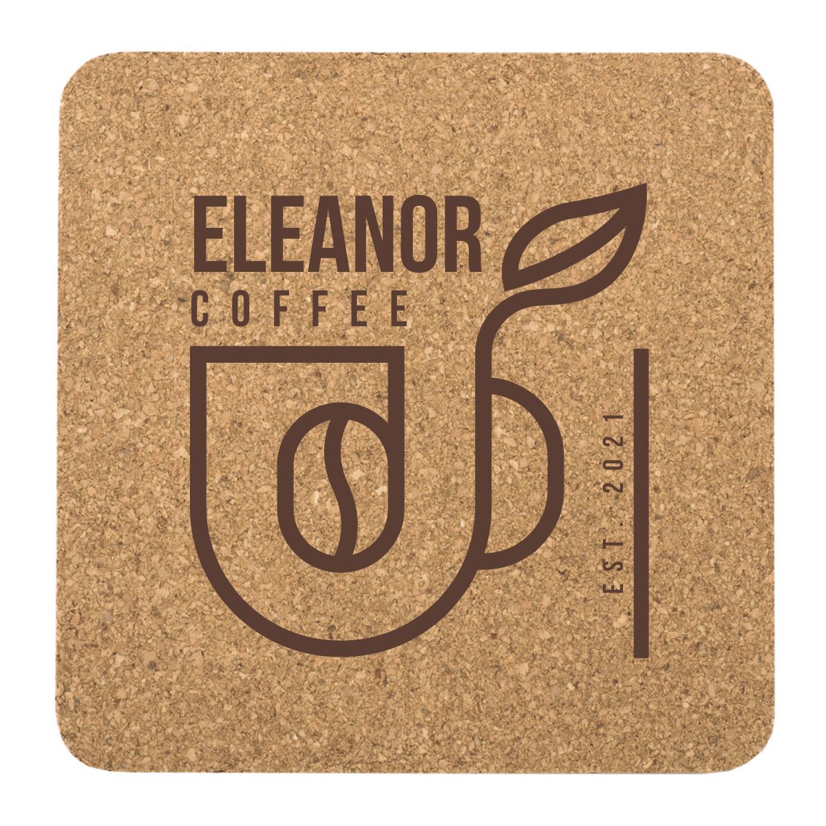 Square Cork Coaster - 4