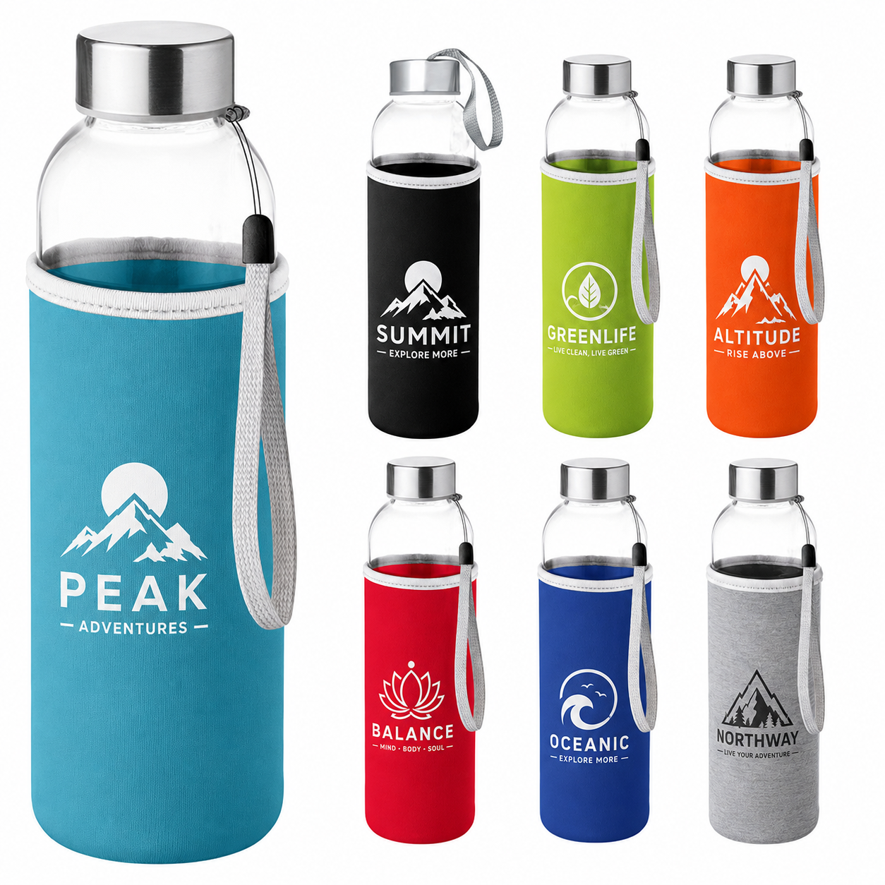 500ml Philadelphia Glass Bottle - 5