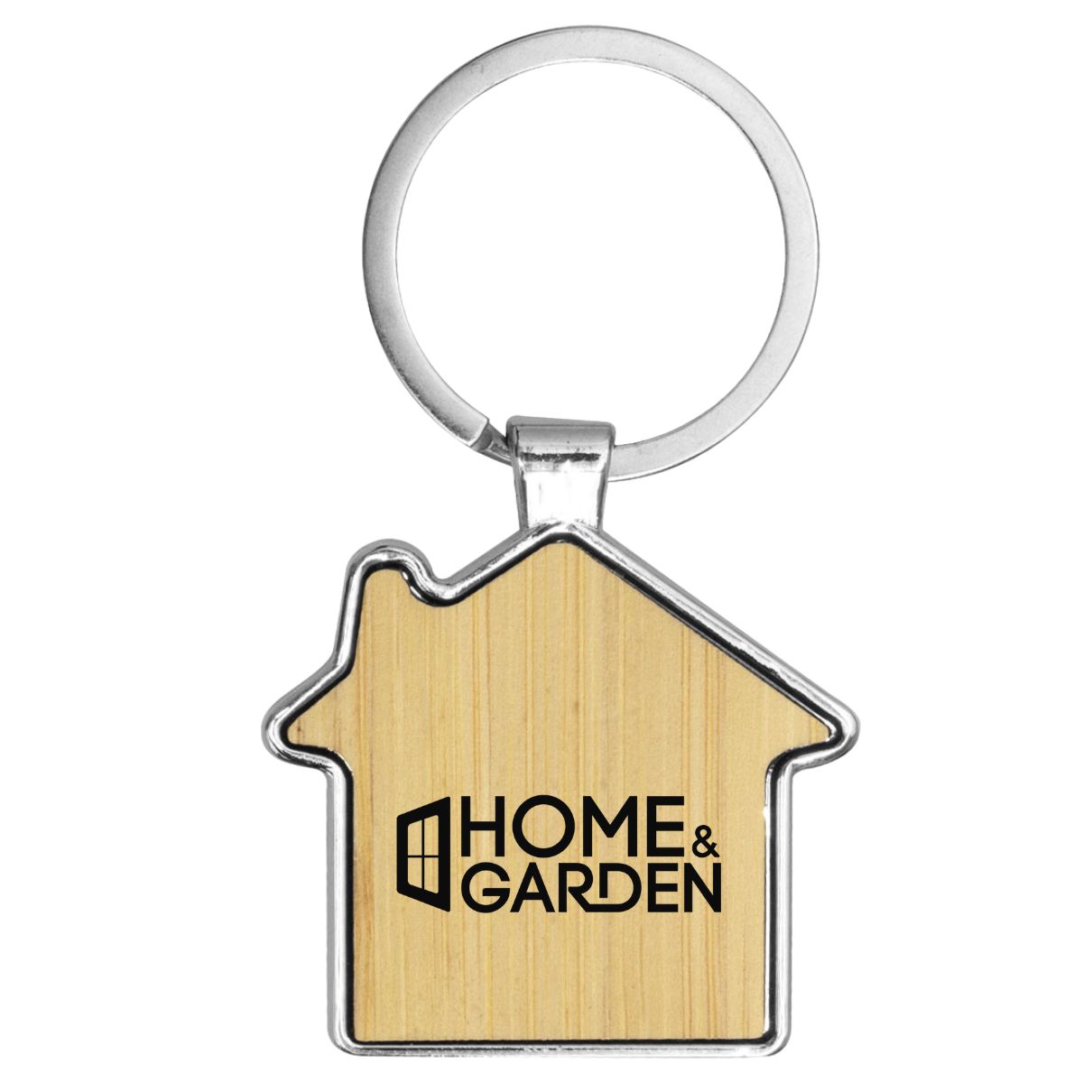 House Metal Bamboo Keyring - 5