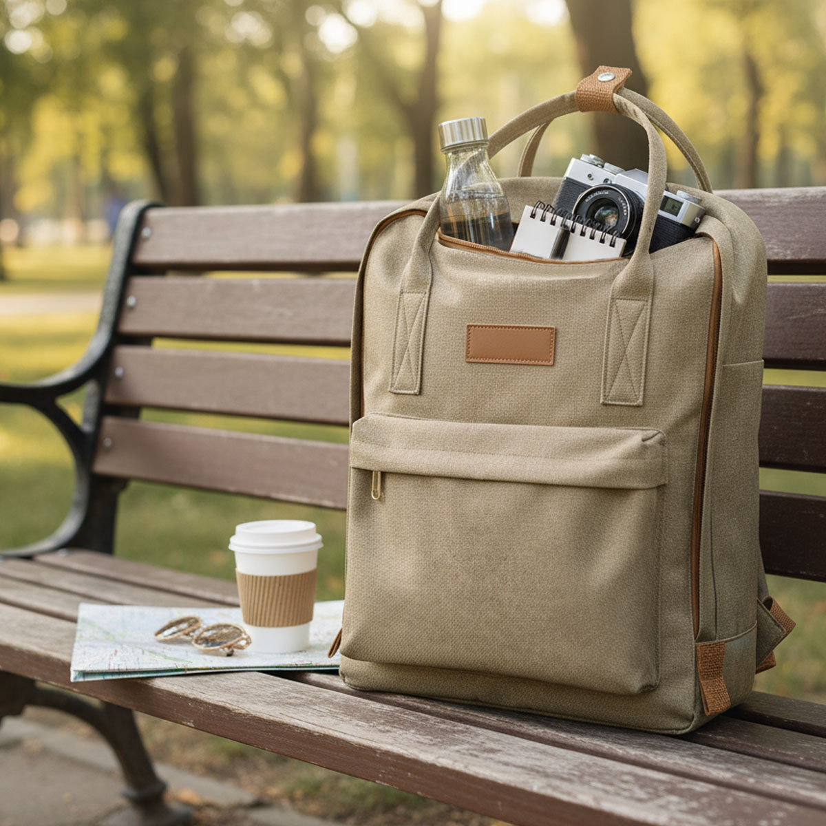 Paxton Two Tone Backpack - 5