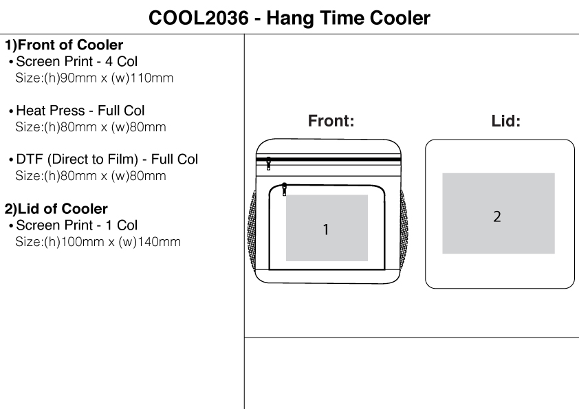 Hang Time Cooler view