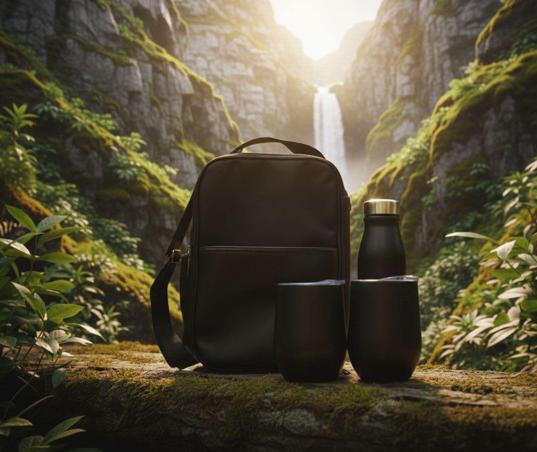 Black Edition Bottle & Mug Gift Set - 4