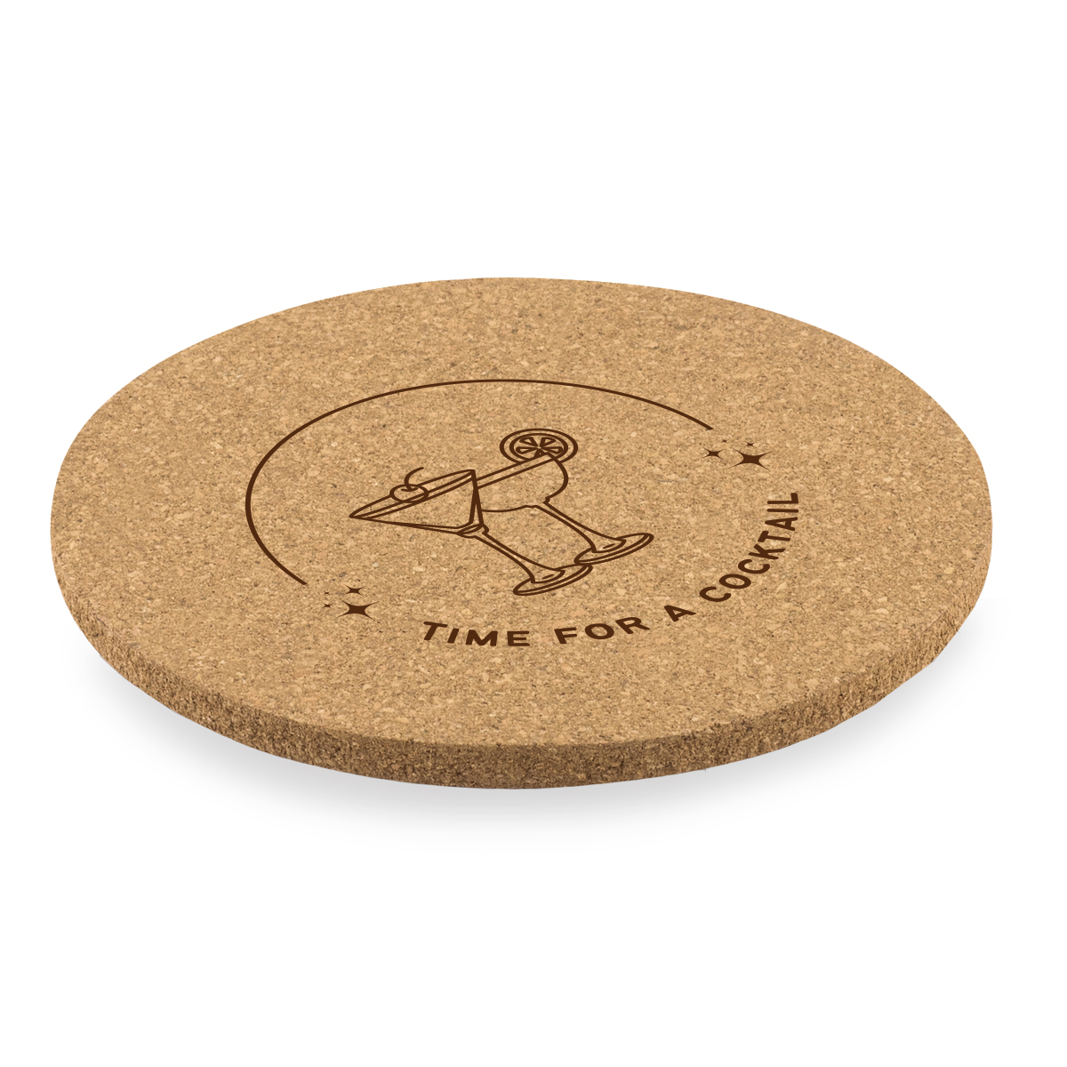 Round Cork Coaster - 4