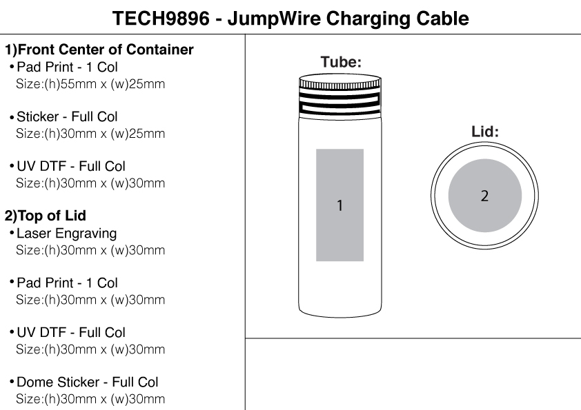 JumpWire Charging Cable view