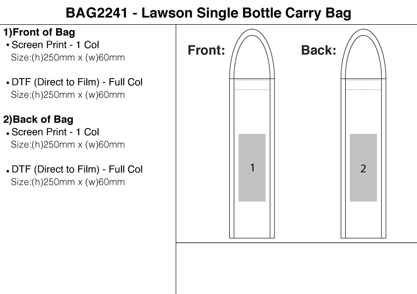 Lawson Single Bottle Carry Bag view