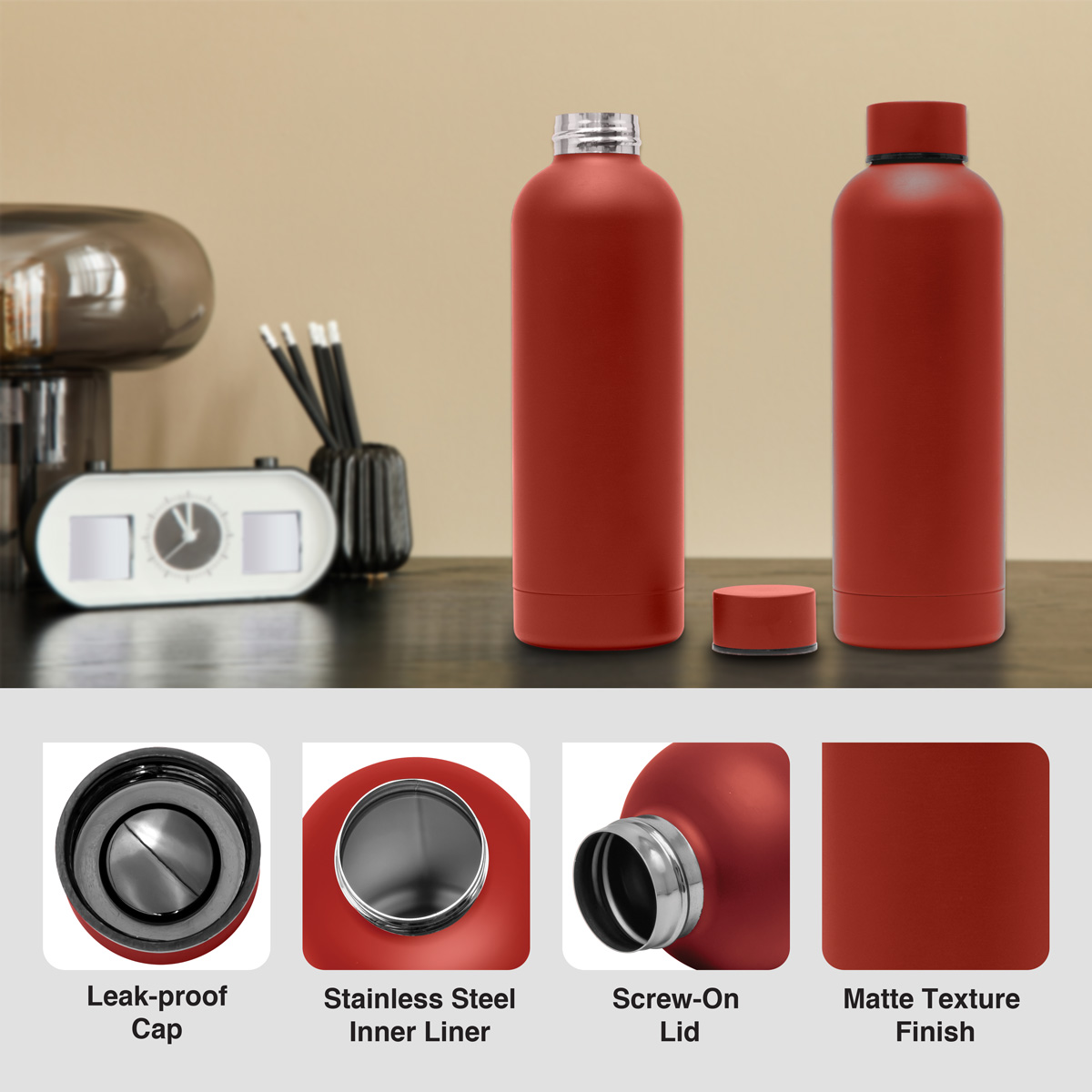 Tatum 800ml Recycled Water Bottle - 27