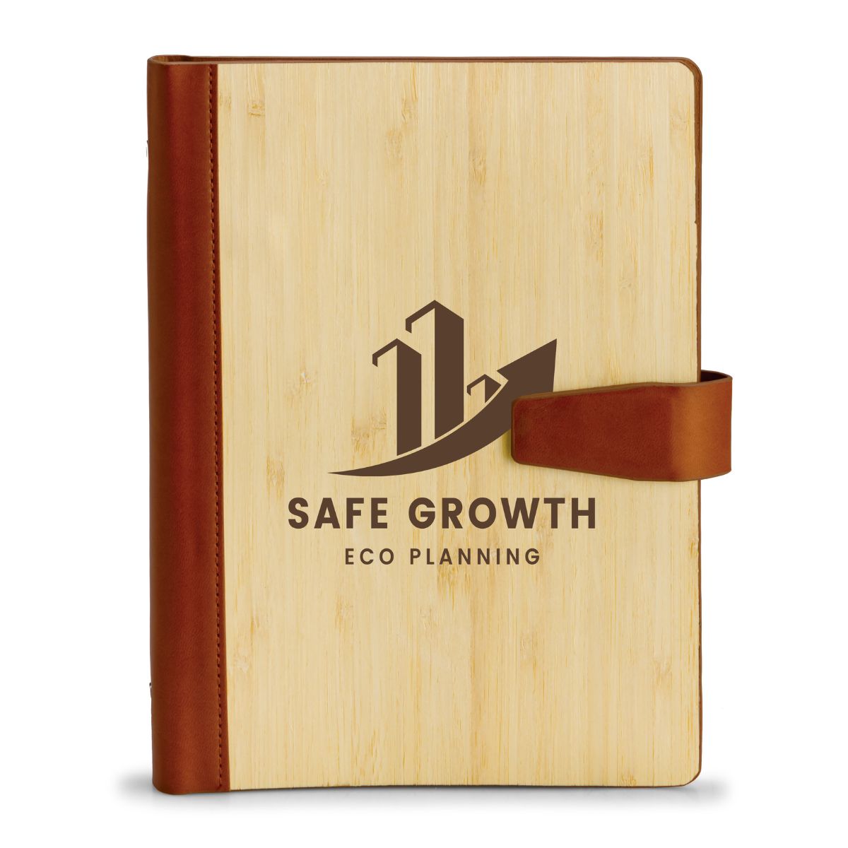 Bamboo & PU Personalized Planner - 4