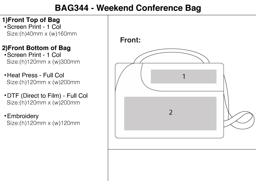 Weekend Conference Bag view