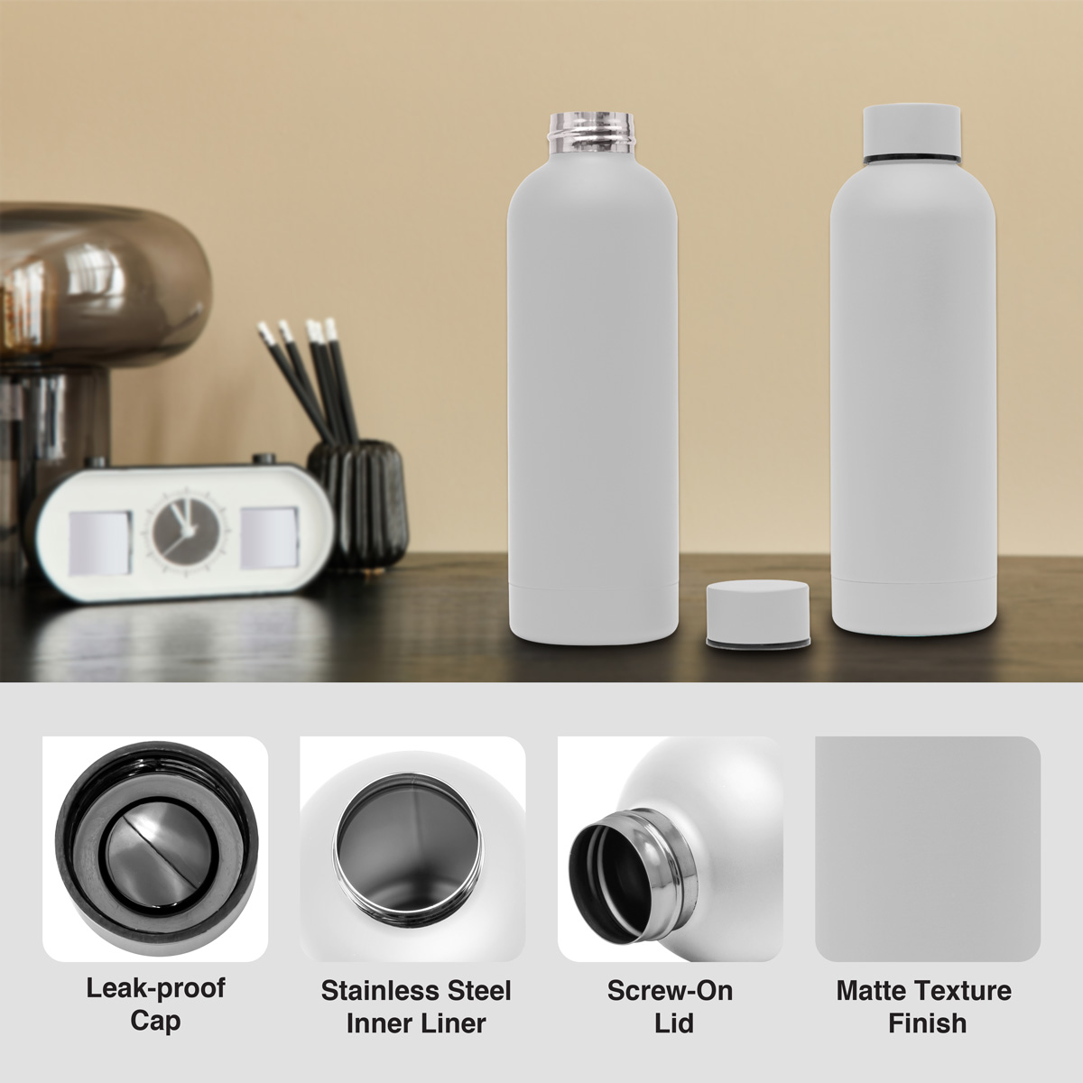 Tatum 800ml Recycled Water Bottle - 35
