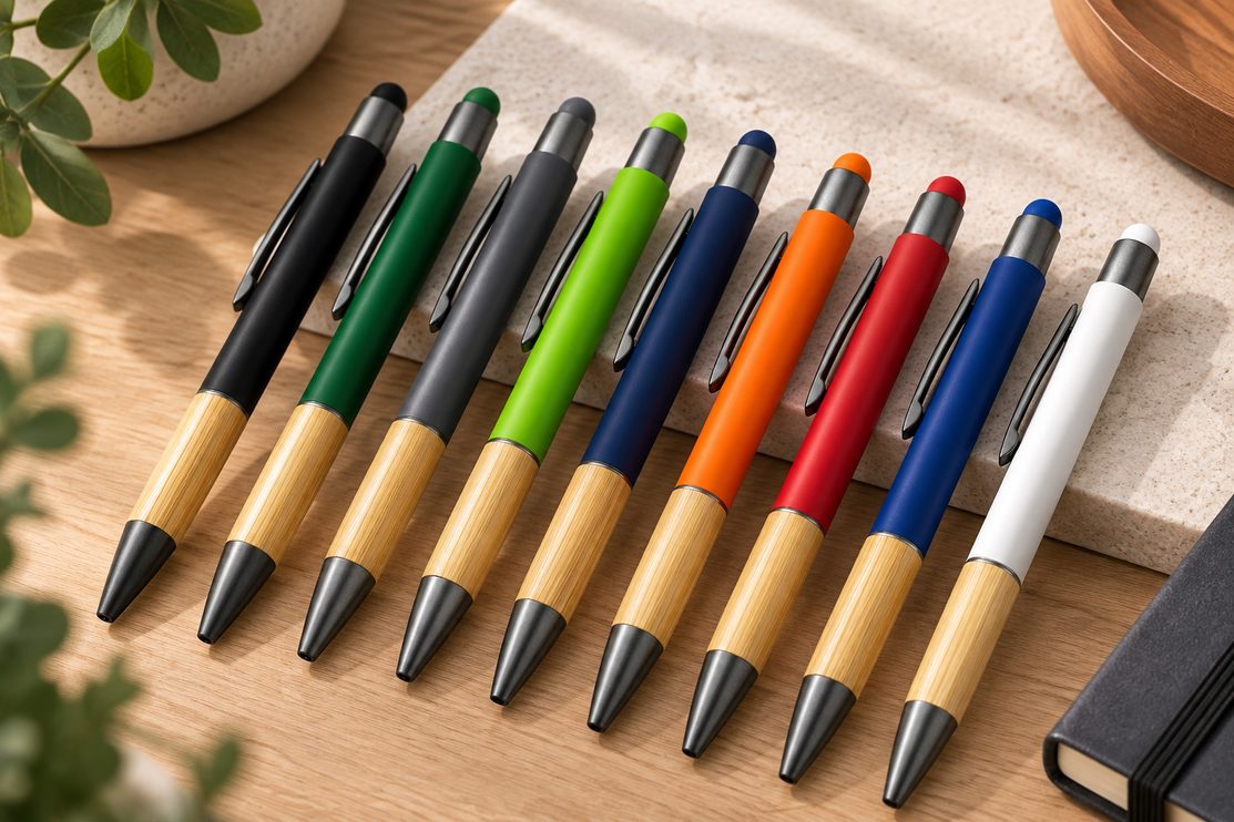 Hana Stylus Bamboo Ball Pen - 2