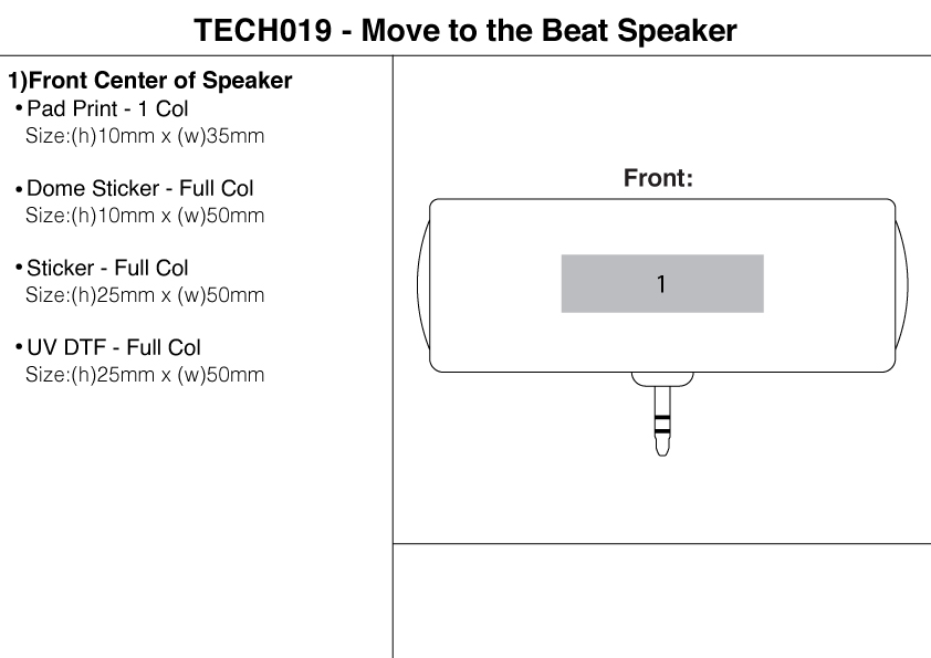 Move to the Beat Speaker view