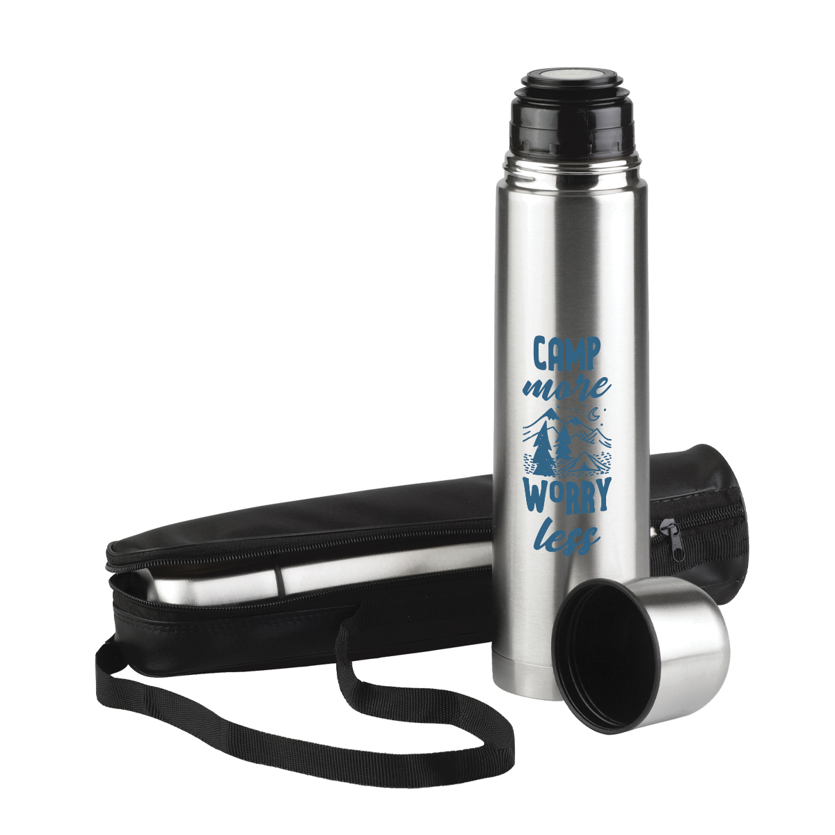 1L Stainless Steel Flask - 4