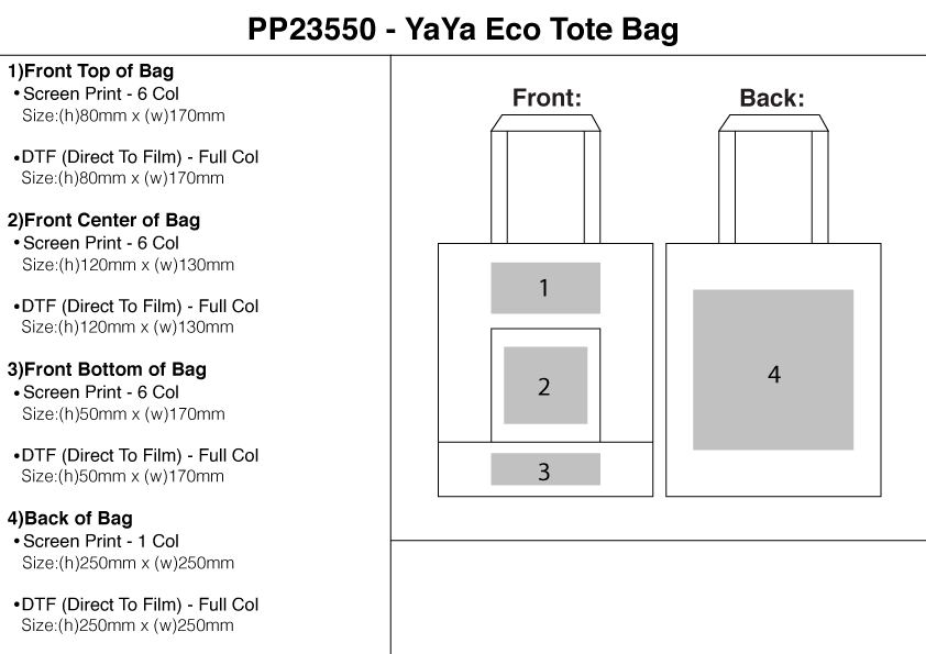 YaYa Eco Tote Bag view