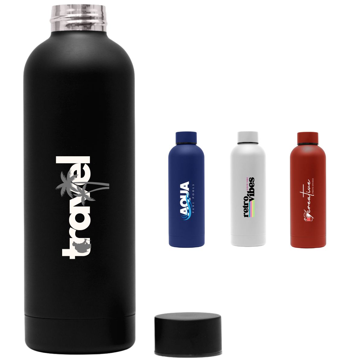 Tatum 800ml Recycled Water Bottle image