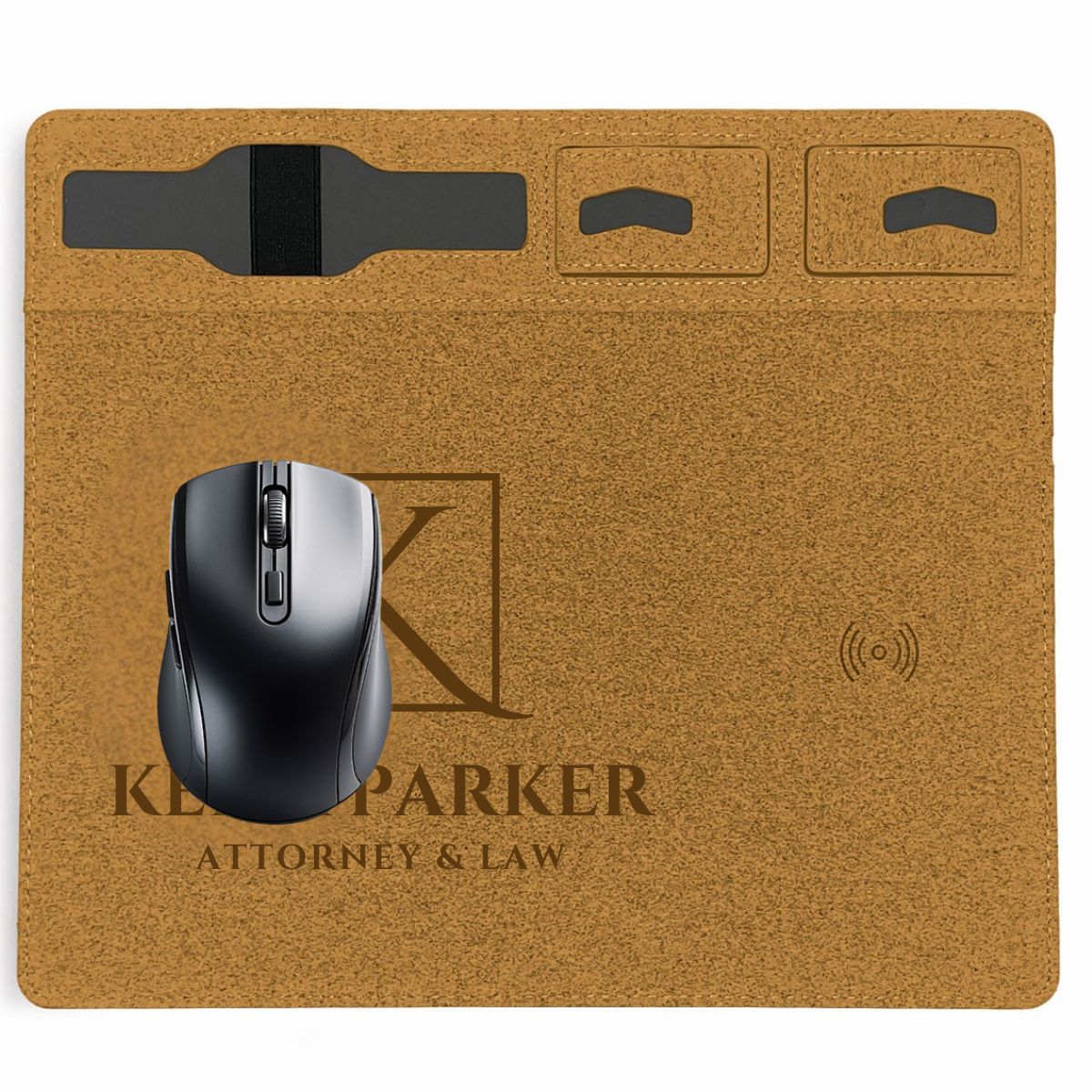 Luan Cork Wireless Charger & Mousepad - 12