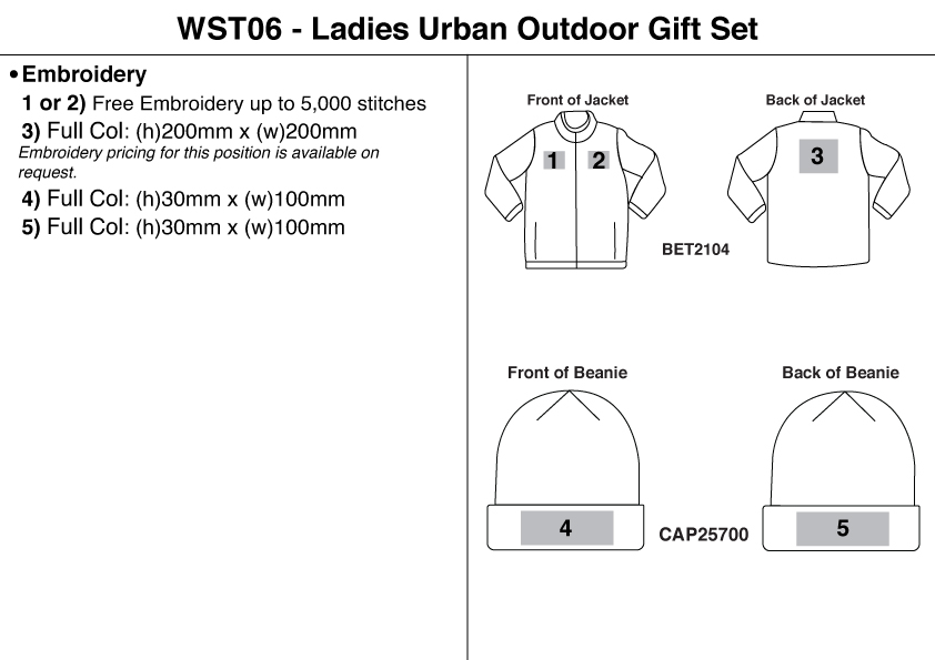 Ladies Urban Outdoor Gift Set view